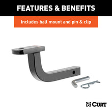 Load image into Gallery viewer, Curt 98-01 Chrysler Lhs Class 2 Trailer Hitch w/1-1/4in Ball Mount