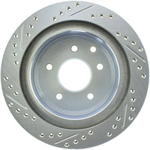 Carica l&#39;immagine nel visualizzatore di Gallery, StopTech Select Sport Nissan Slotted and Drilled Left Rear Rotor