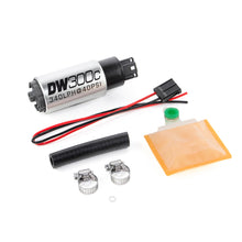 गैलरी व्यूवर में इमेज लोड करें, DeatschWerks 340lph DW300C Compact Fuel Pump w/ Universal Install Kit (w/o Mounting Clips)