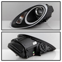 Carica l&#39;immagine nel visualizzatore di Gallery, Spyder Porsche Cayman 05-08 Headlights - Halogen Model Only - Black PRO-YD-P98705-HID-DRL-BK