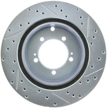 Carica l&#39;immagine nel visualizzatore di Gallery, StopTech Select Sport Drilled &amp; Slotted Rotor - Front Left