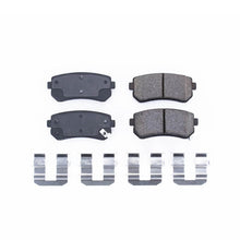 Carica l&#39;immagine nel visualizzatore di Gallery, Power Stop 06-08 Hyundai Accent Rear Z17 Evolution Ceramic Brake Pads w/Hardware