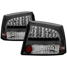 Laden Sie das Bild in den Galerie-Viewer, Spyder Dodge Charger 06-08 LED Tail Lights Black ALT-YD-DCH05-LED-BK