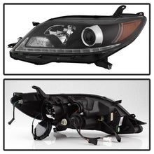 Cargar imagen en el visor de la galería, Spyder 2015-2017 Toyota Sienna Projector Headlights - DRL LED - Black PRO-YD-TSEN15-DRL-BK
