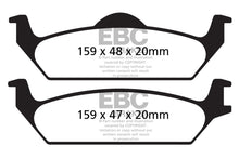 Laden Sie das Bild in den Galerie-Viewer, EBC 03-04 Dodge Dakota 2WD 3.9 Yellowstuff Rear Brake Pads