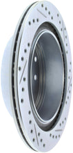 Carica l&#39;immagine nel visualizzatore di Gallery, StopTech Select Sport Nissan Slotted and Drilled Right Rear Rotor