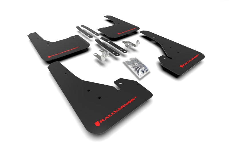 Rally Armor 2019-20 Toyota Corolla Black UR Mud Flap Red Logo