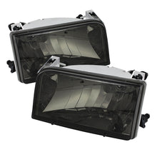 Charger l&#39;image dans la galerie, Xtune Ford F150/Bronco 92-96 Crystal Headlights Smoke HD-JH-FB92-SM