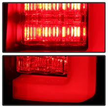 Carica l&#39;immagine nel visualizzatore di Gallery, Spyder 09-14 Ford F150 V2 Light Bar LED Tail Lights - Blk Smoke (ALT-YD-FF15009V2-LBLED-BSM)