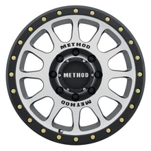 Charger l'image dans la galerie, Method MR305 NV 17x8.5 0mm Offset 8x170 130.81mm CB Machined/Black Street Loc Wheel
