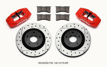Laden Sie das Bild in den Galerie-Viewer, Wilwood SLC56 Front Caliper &amp; Rotor Kit Red Corvette All C5 / Base C6 1997-2013