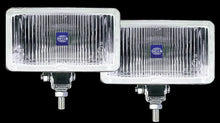 Charger l&#39;image dans la galerie, Hella 450 H3 12V SAE/ECE Fog Lamp Kit Clear - Rectangle (Includes 2 Lamps)