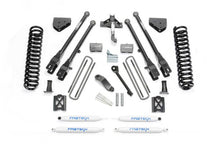 Cargar imagen en el visor de la galería, Fabtech 05-07 Ford F350 4WD 6in 4 Link System w/Perf. Shocks