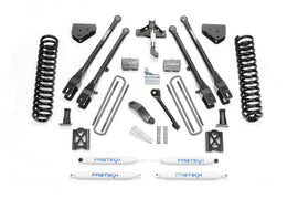 Fabtech 05-07 Ford F250 4WD w/o Overload 6in 4 Link System w/Perf. Shocks