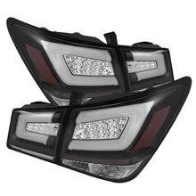 Laden Sie das Bild in den Galerie-Viewer, Spyder Chevy Cruze 2011-2014 Light Bar LED Tail Lights Black ALT-YD-CCRZ11-LBLED-BK