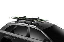 Cargar imagen en el visor de la galería, Thule SnowPack L Ski/Snowboard Rack - Black (Up to 6 Pair Skis/4 Snowboards)