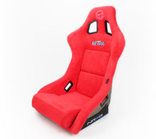 Cargar imagen en el visor de la galería, NRG FRP Bucket Seat ULTRA Edition - Large (Red Alcantara/Gold Glitter Back)