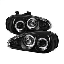 Laden Sie das Bild in den Galerie-Viewer, Spyder Mazda MX3 92-96 Projector Headlights LED Halo LED Black High H1 Low H1 PRO-YD-MMX392-HL-BK