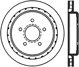 Stoptech 97-10 Chevy Corvette Right Rear CRYO-STOP Rotor