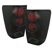 Carica l&#39;immagine nel visualizzatore di Gallery, Spyder Nissan Titan 04-14 Euro Style Tail Lights Black Smoke ALT-YD-NTI04-BSM