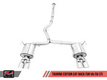 Charger l&#39;image dans la galerie, AWE Tuning Subaru STI VA / WRX GV / STI GV Sedan Touring Edition Exhaust - Chrome Silver Tip (102mm)