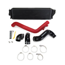 Cargar imagen en el visor de la galería, Mishimoto 2017+ Honda Civic Type R Intercooler Kit - Black Intercooler Red Pipes