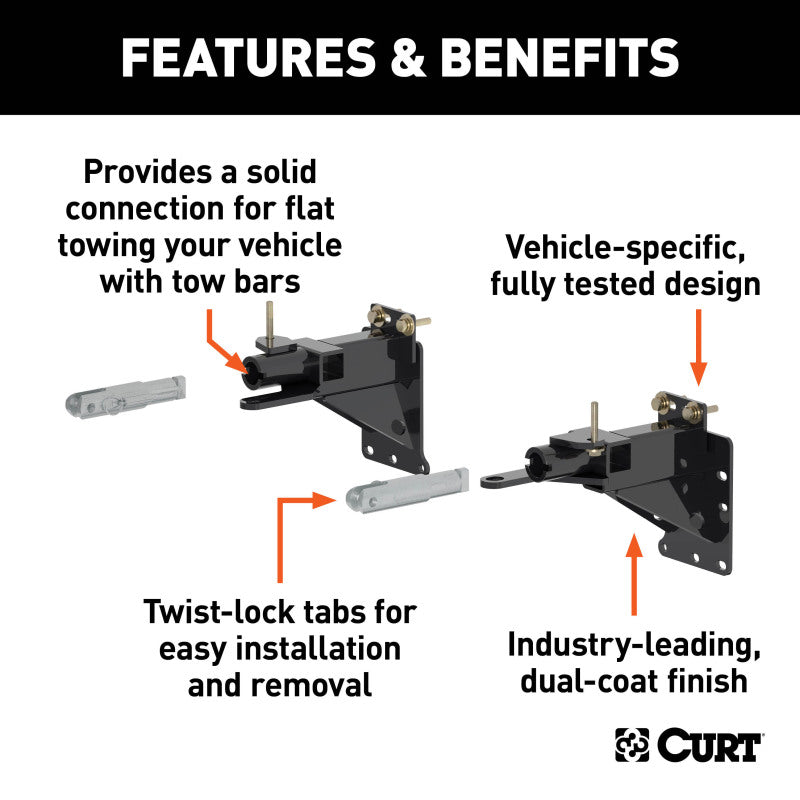 Curt 14-18 Jeep Cherokee Trail Custom Tow Bar Base Plate