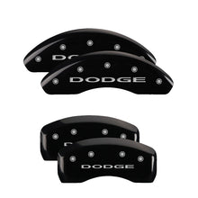 गैलरी व्यूवर में इमेज लोड करें, MGP Front set 2 Caliper Covers Engraved Front MGP Black finish silver ch