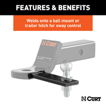 Carica l&#39;immagine nel visualizzatore di Gallery, Curt Weld-On Sway Tab
