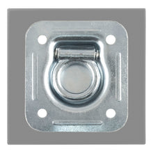 Load image into Gallery viewer, Curt 1-1/2in x 1-1/2in Recessed Tie-Down Ring (5000lbs Clear Zinc)