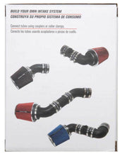 Cargar imagen en el visor de la galería, Spectre Universal Intake Elbow Tube (ABS) 3in. OD / 45 Degree - Black Textured Powdercoat