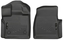 गैलरी व्यूवर में इमेज लोड करें, Husky Liners 2015 Ford F-150 Standard Cab Pickup WeatherBeater Front Black Floor Liners