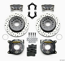 गैलरी व्यूवर में इमेज लोड करें, Wilwood Forged Dynalite P/S P-B Kit Drilled Polished Mopar/Dana 2.36in Off w/Snap Ring Brng