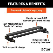 Load image into Gallery viewer, Curt 15-19 GMC Sierra 3500 HD Over-Bed Gooseneck Installation Brackets