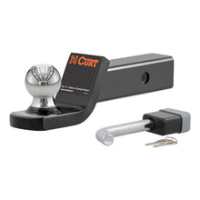 Carica l&#39;immagine nel visualizzatore di Gallery, Curt Towing Starter Kit w/2in Ball (2in Shank 7500lbs 2in Drop)