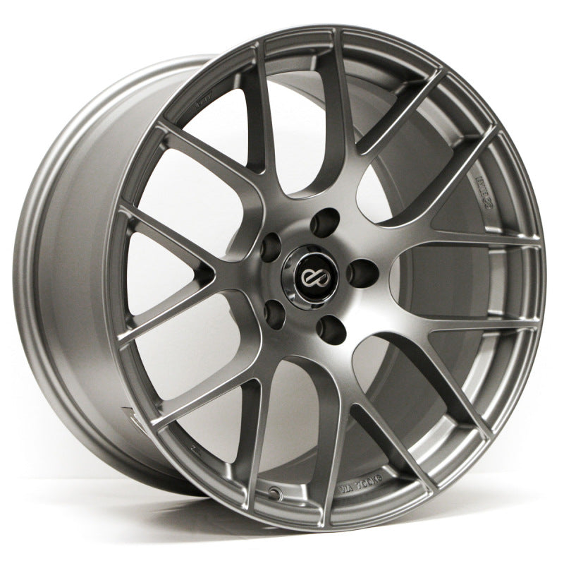 Enkei Raijin 18x9.5 15mm Offset 5x114.3 Bolt Pattern 72.6 Bore Titanium Gray Wheel *Min Qty 60*