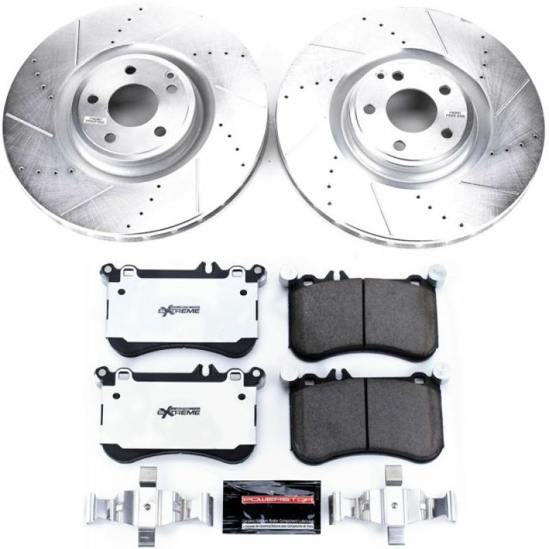 Power Stop 12-18 Mercedes-Benz CLS550 Front Z26 Street Warrior Brake Kit