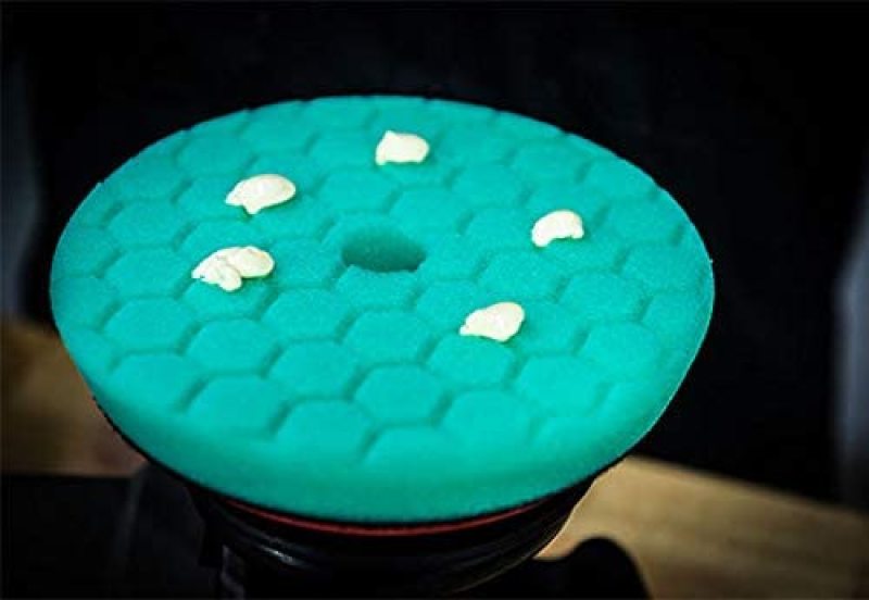 Chemical Guys Hex-Logic Quantum Heavy Polishing Pad - Green - 5.5in - Single