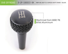 Cargar imagen en el visor de la galería, DV8 Offroad 1997-06 Jeep TJ 5-Speed Shift Knob And Lever Black