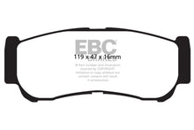 गैलरी व्यूवर में इमेज लोड करें, EBC 07-09 Hyundai Santa Fe 2.7 Ultimax2 Rear Brake Pads