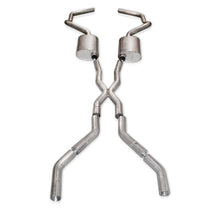 Carica l'immagine nel visualizzatore di Gallery, Stainless Works Chevy Camaro 1967-69 Exhaust 2.5in Stainless with X-Pipe