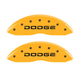MGP 4 Caliper Covers Engraved F & R Broken D/Dodge Yellow Finish Black Char 2006 Dodge Durango