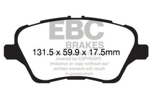 Laden Sie das Bild in den Galerie-Viewer, EBC 2017+ Ford Fiesta (MK7) Bluestuff Front Brake Pads