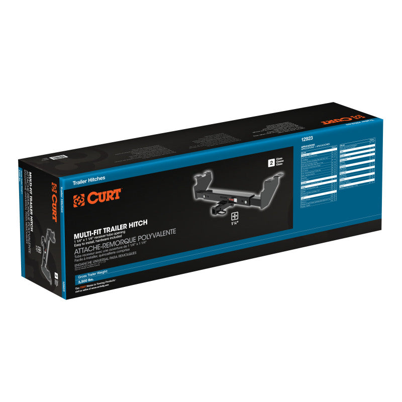 Curt 10-12 Hyundai Santa Fe Class 2 Multi-Fit Trailer Hitch w/1-1/4in Receiver