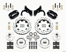 गैलरी व्यूवर में इमेज लोड करें, Wilwood Forged Dynalite Front Kit 12.19in Drilled 65-68 Chevy Impala -Drum Spindle