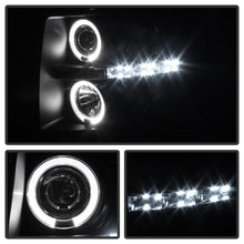 Laden Sie das Bild in den Galerie-Viewer, Spyder Chevy Silverado 1500/2500 07-13 Projector Headlights LED Halo LED Blk Smke PRO-YD-CS07-HL-BSM