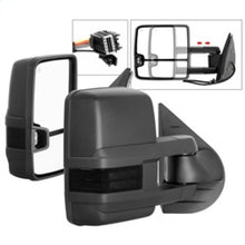 Cargar imagen en el visor de la galería, xTune Chevy Silverado 07-13 Heated Smoke LED Signal Telescoping Mirrors MIR-CSIL07S-G2-PWH-SM-SET