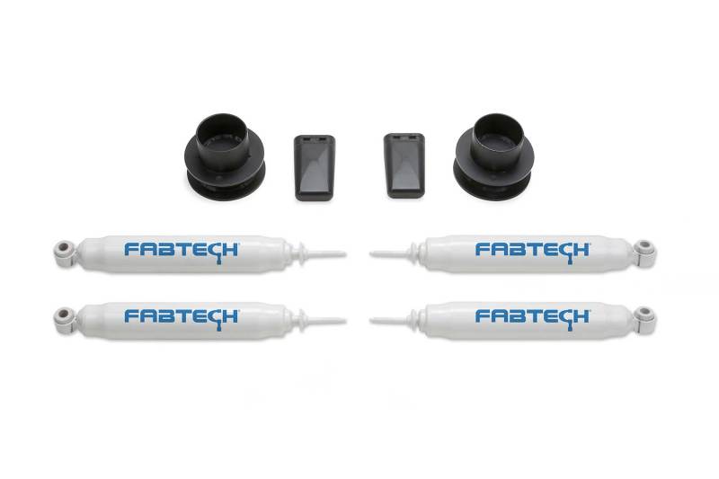 Fabtech 14-19 Ram 2500 4WD 2.5in Coil Spacer System w/Perf. Shocks