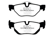 गैलरी व्यूवर में इमेज लोड करें, EBC 13+ BMW X1 2.0 Turbo (28i) Yellowstuff Rear Brake Pads