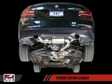 Cargar imagen en el visor de la galería, AWE Tuning BMW F22 M235i / M240i Touring Edition Axle-Back Exhaust - Chrome Silver Tips (102mm)
